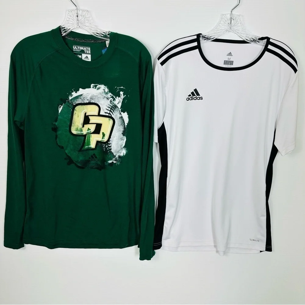 Adidas Men's Climalite Long Sleeve Tee & T Shirt Sz M